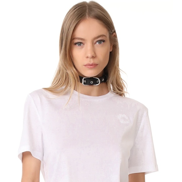 Carven Black & White Xs Choker Shirt - Picture 4 of 5